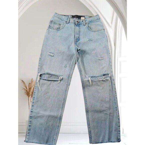 Vintage Levi's Silver Tab Straight+Relaxed Jeans Men's Size 31 USA Made '98